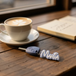Llavero personalizado con nombre (2-3cm altura)