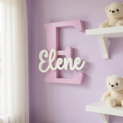 Letra Decorativa Personalizada en 3D con Nombre | Varios Tamaños y Colores