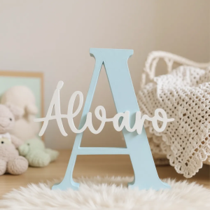 Letra Decorativa Personalizada en 3D con Nombre | Varios Tamaños y Colores