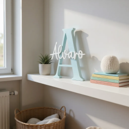 Letra Decorativa Personalizada en 3D con Nombre | Varios Tamaños y Colores