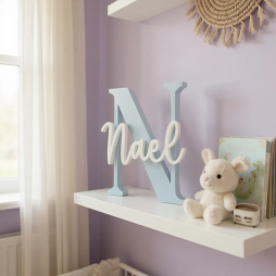 Letra Decorativa Personalizada en 3D con Nombre | Varios Tamaños y Colores