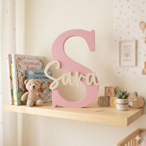 Letra Decorativa Personalizada en 3D con Nombre | Varios Tamaños y Colores