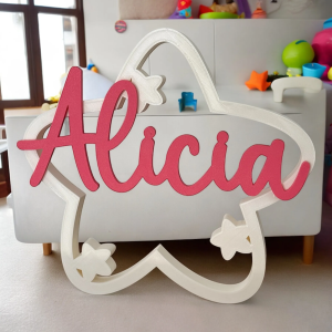 Estrella con nombre personalizado