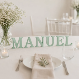 Nombre decorativo personalizado