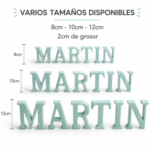 Nombre decorativo personalizado