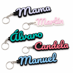 Llavero personalizado con nombre (2-3cm altura)