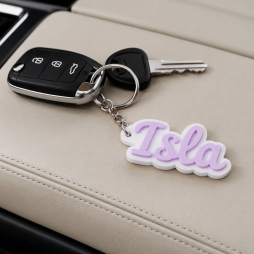 Llavero personalizado con nombre (2-3cm altura)